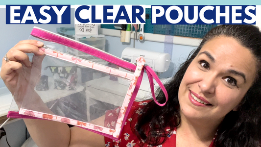 Beginner Clear Vinyl Zipper Pouch