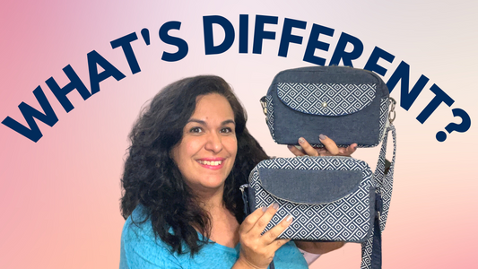 Pattern Review - Blossom Crossbody by Bagstock Designs - 3 things I changed