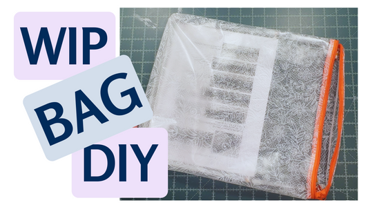 Work In Progress Bag - Keep Your Project Together! DIY WIP Project bag