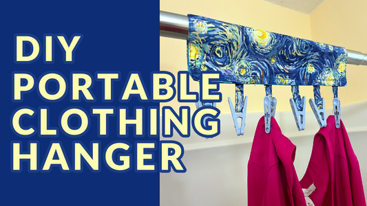 DIY Portable Foldable Clothes Hanger