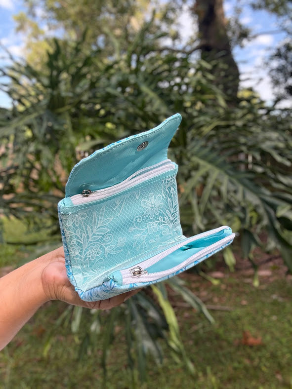 Small Mini Dual Zipper Fold-Flat Pouch *Limited Edition*
