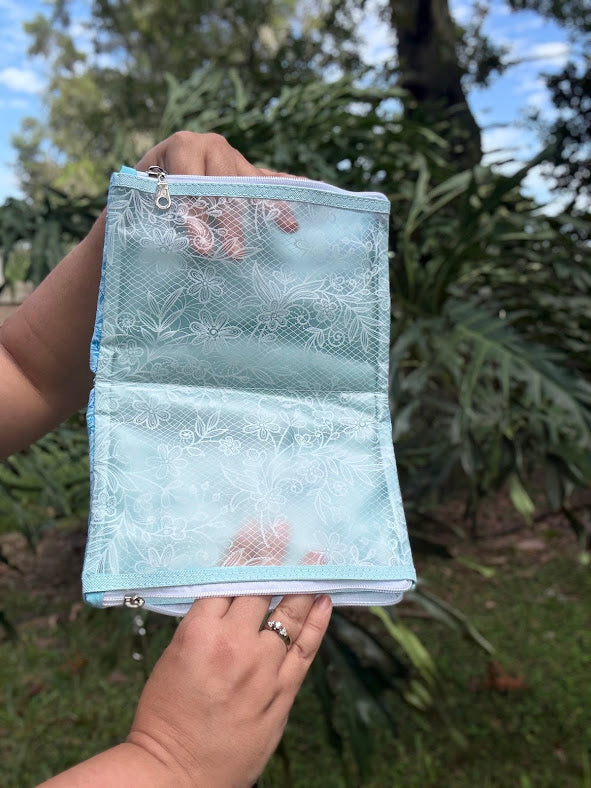 Medium Dual Zipper Fold-Flat Pouch *Limited Edition*
