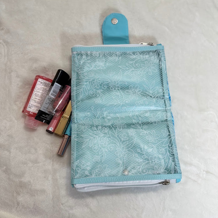Medium Dual Zipper Fold-Flat Pouch *Limited Edition*