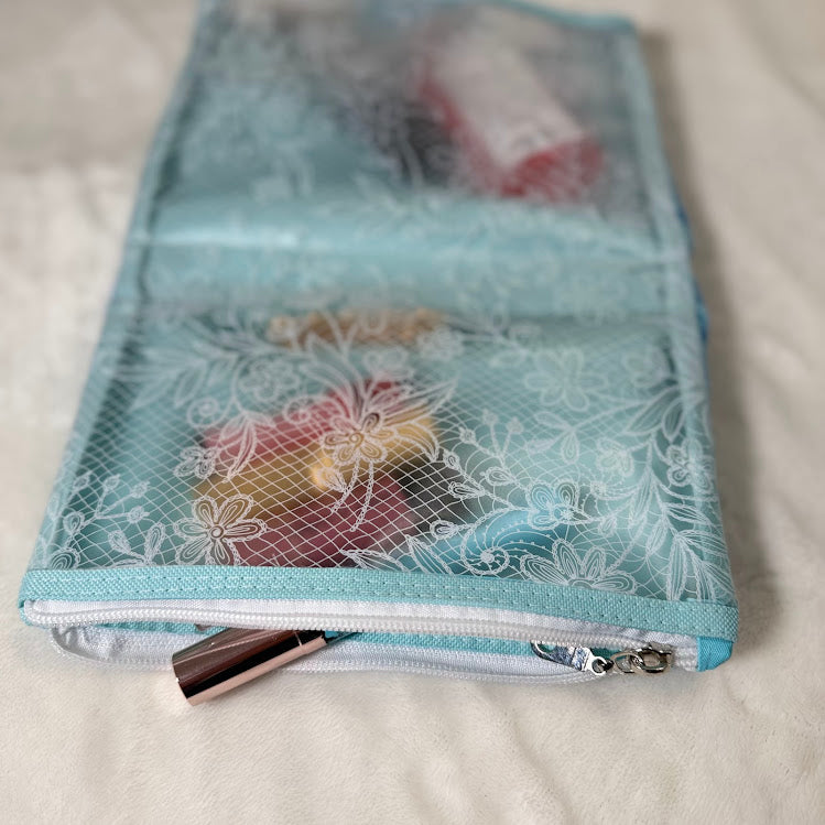 Medium Dual Zipper Fold-Flat Pouch *Limited Edition*