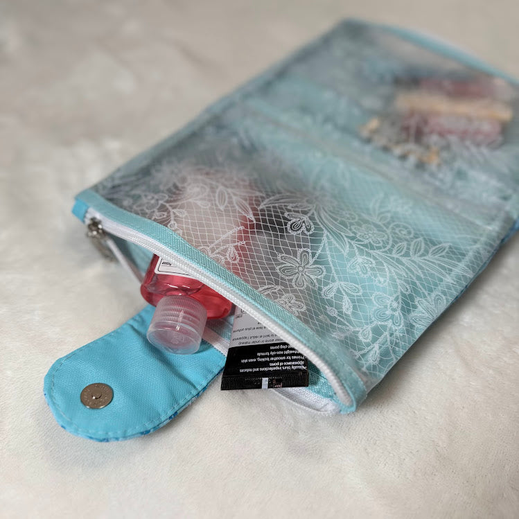 Medium Dual Zipper Fold-Flat Pouch *Limited Edition*