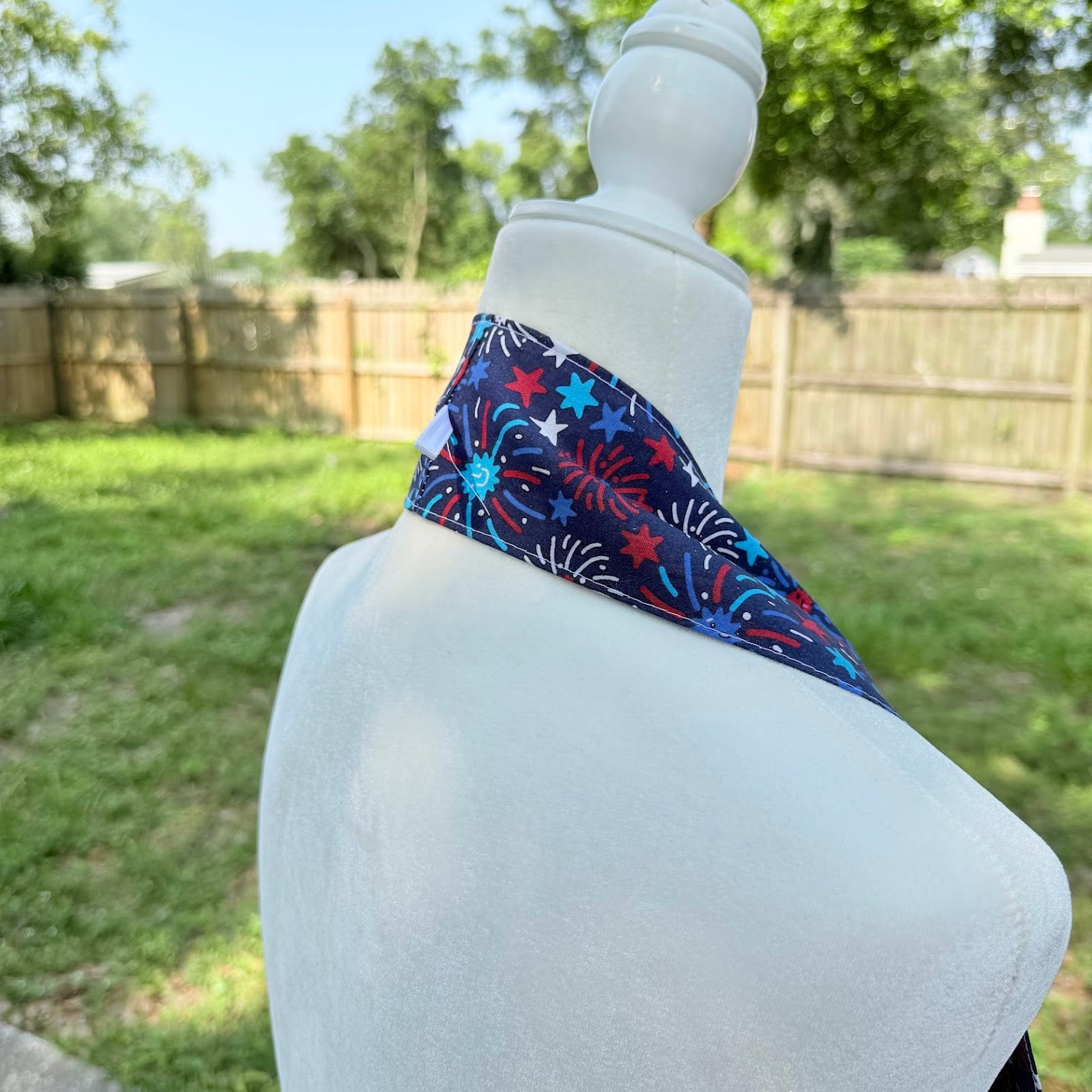 Fireworks Patriotic Scarf Towel